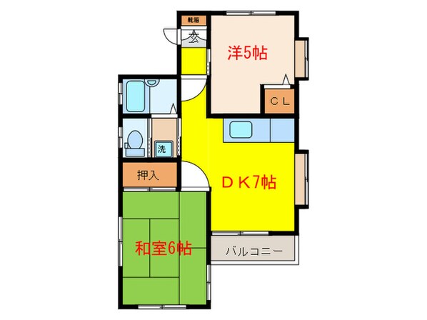 リバーパーク渡邊の物件間取画像